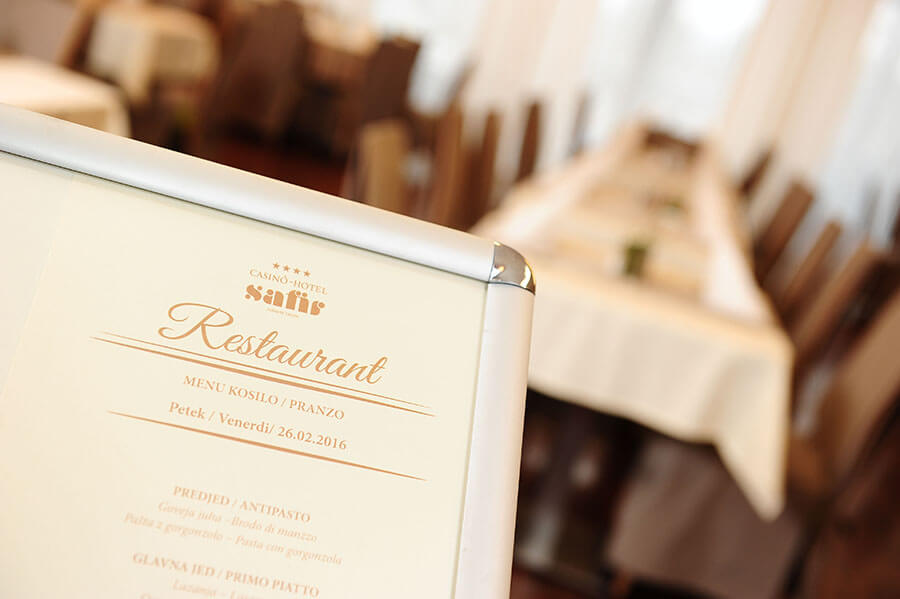 Ristorante Carat menu